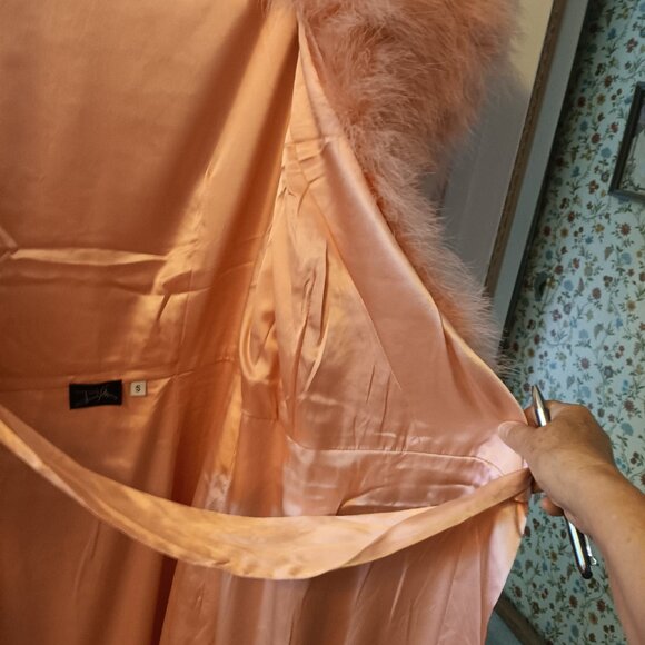 Intimate Dressing Gown Peach Pink, S, NWOT - Picture 6 of 10